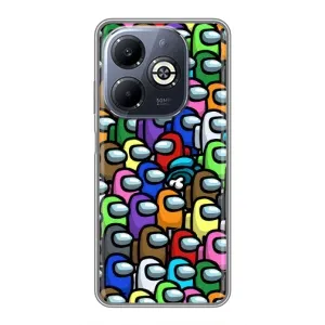 Чохли Амонг Ас для Infinix Smart 8 Plus (AlphaPrint) (Убитий)