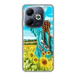 Чохол для Патріота України Infinix Smart 8 Plus - (AlphaPrint) (Україночка)