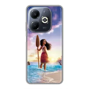 Чохол з принтом «Моана з веслом» для Infinix Smart 8 Plus