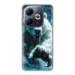 Чохол з принтом «Полярний ведмідь» для Infinix Smart 8 Plus