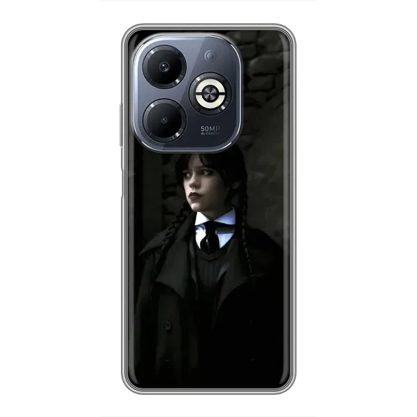Чохол з принтом «Темний стиль Венздей» для Infinix Smart 8 Plus