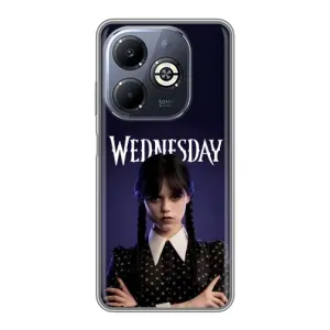 Чехлы Венсдей на Infinix Smart 8 Plus Уэнсдей (AlphaPrint) (Wednesday)