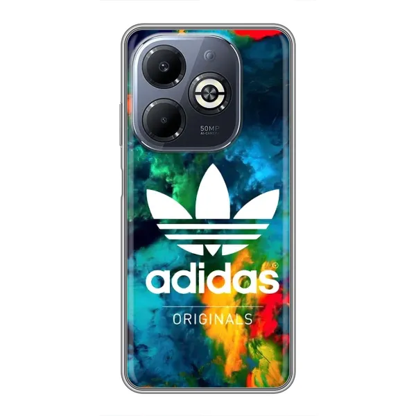 Чохол з принтом «Яскравий Адідас» для Infinix Smart 8 Plus