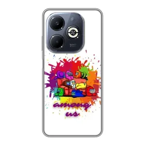 Чохли Амонг Ас для Infinix Smart 8 Plus (AlphaPrint) (Яскравий АмонгАс)