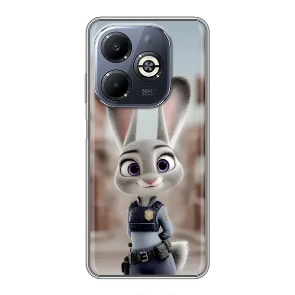 Чохол з принтом «Офіцер Джуді Гопс» для Infinix Smart 8 Plus
