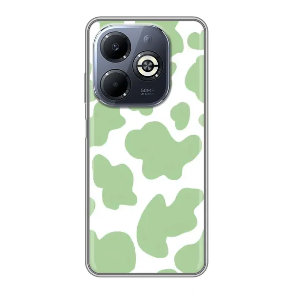 Чехол с принтом «Зеленый принт» для Infinix Smart 8 Plus