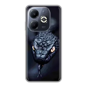 Чохол з принтом «Чорна змія» для Infinix Smart 8 Plus