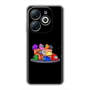 Чохли Амонг Ас для Infinix Smart 8 (AlphaPrint) (Амонг-ас)