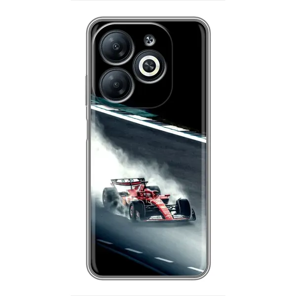Чехол с принтом «Болид гоночный» для Infinix Smart 8
