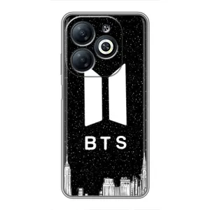 Чехлы BTS для Infinix Smart 8 (AlphaPrint) (БТС Лого)