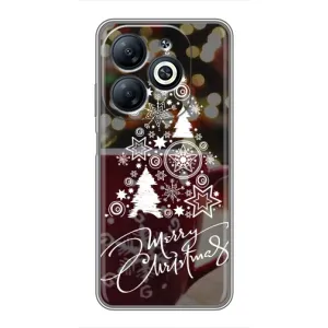 Різдвяні Чохли для Infinix Smart 8 (VPrint) (Ялинка яскрава)