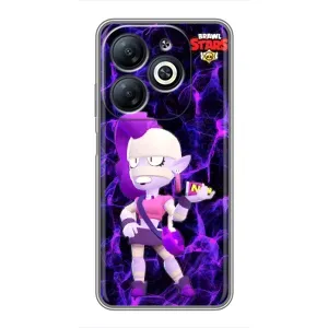 Чехлы Brawl Stars для Infinix Smart 8 (AlphaPrint) (Эмз Бравл Старс)