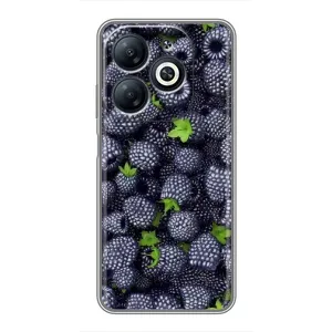 Чехлы с Фруктами для Infinix Smart 8 (VPrint) (Ежевика)