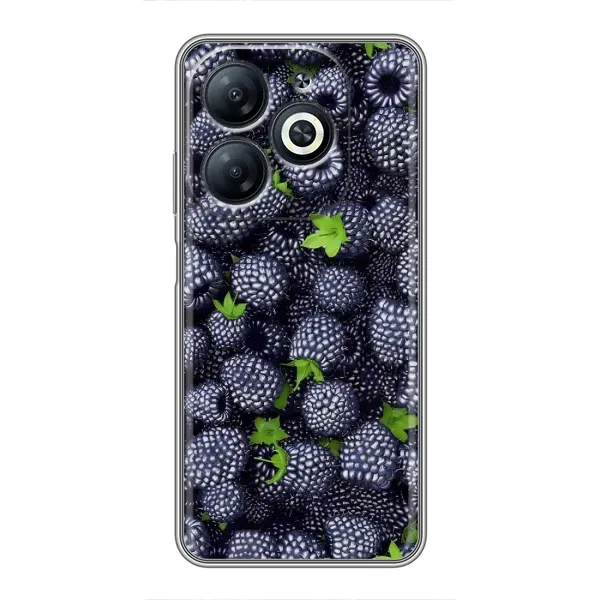 Чехол с принтом «Ежевика» для Infinix Smart 8