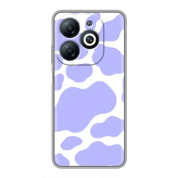 Чехол с принтом «Фиолетова Буренка» для Infinix Smart 8