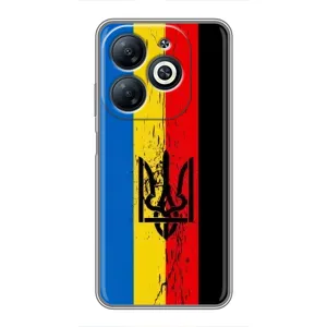 Украинские Чехлы для Infinix Smart 8 с картинкой УПА (AlphaPrint) (Прапор УПА)
