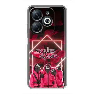 Чохол Гра в кальмара для Infinix Smart 8 (Охоронці Гра кальмара)
