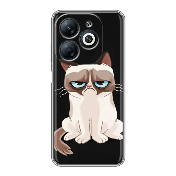 Чехол с принтом «Грустный кот» для Infinix Smart 8