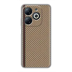 Чохли GUCCI для Інфінікс Смарт 8 (AlphaPrint) (Гуччі полоса)