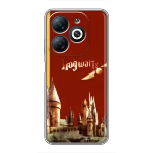 Чехлы с Гарри Поттером для Infinix Smart 8 (AlphaPrint) (Hogwarts)