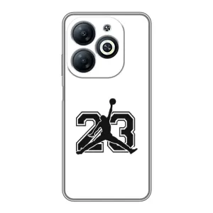 Чехлы для Infinix Smart 8 - с картинкой JORDAN (AlphaPrint) (Jordan 23)
