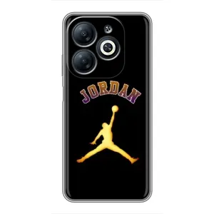 Чехлы для Infinix Smart 8 - с картинкой JORDAN (AlphaPrint) (Jordan Gold)