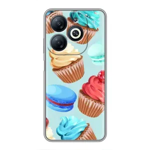 Чехлы с Фруктами для Infinix Smart 8 (VPrint) (Кексики)