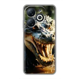 Чохол з картинкою 'Хижаки' для Infinix Smart 8 (Небезпечний крокодил)
