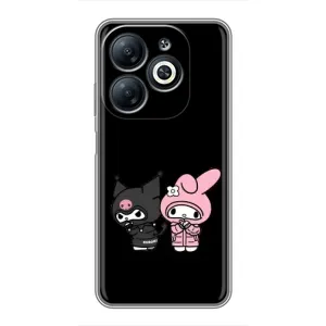 Чехол с кроликом Куроми на Infinix Smart 8 (Куроми и Мелоди)