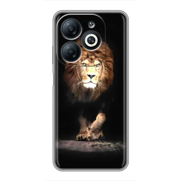 Чехол с принтом «Лев» для Infinix Smart 8