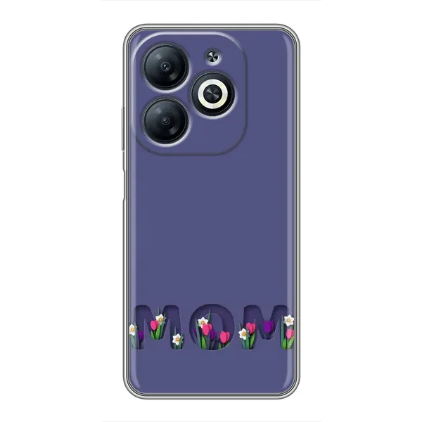 Чехол с принтом «Мама в цветах» для Infinix Smart 8 Чехол с принтом «Мама в цветах» для Infinix Smart 8