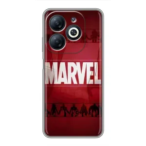 Чехол МАРВЕЛ для Инфиникс Смарт 8 (AlphaPrint) (MARVEL)