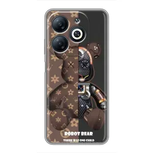 Крутые Чехлы Луи Виттон для Infinix Smart 8 (AlphaPrint) (Медведь Луи Витон)
