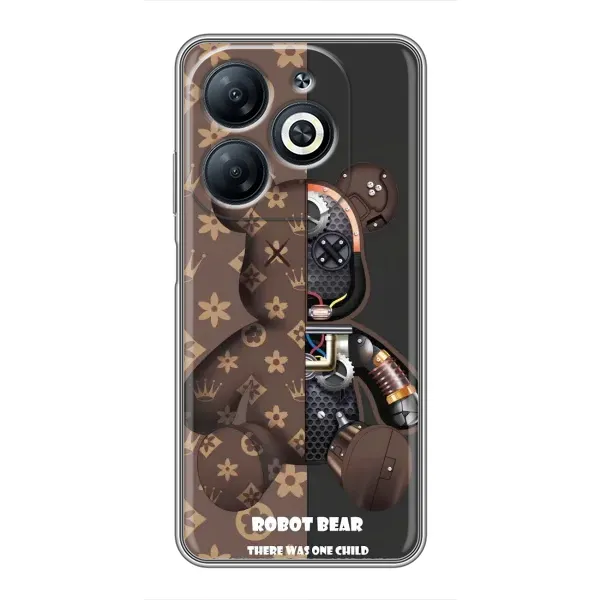 Чехол с принтом «Медведь Луи Витон» для Infinix Smart 8