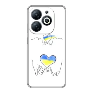Чохол для Патріота України Infinix Smart 8 - (AlphaPrint) (Мир Україні)