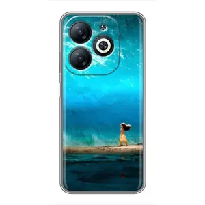 Чохол з мультфільмом Ваяна Infinix Smart 8 (Океан Моана)