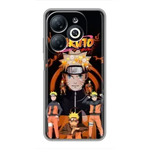 Naruto Anime Чехлы для Инфиникс Смарт 8 (AlphaPrint) (Наруто из Аниме)