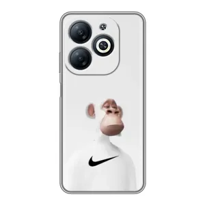 Чехлы с Обезьянами NFT для Infinix Smart 8 (AlphaPrint) (обезьяна NFT Nike)