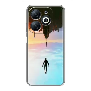 Чохол з людиною павуком для Infinix Smart 8 - (AlphaPrint) (Людина павук)