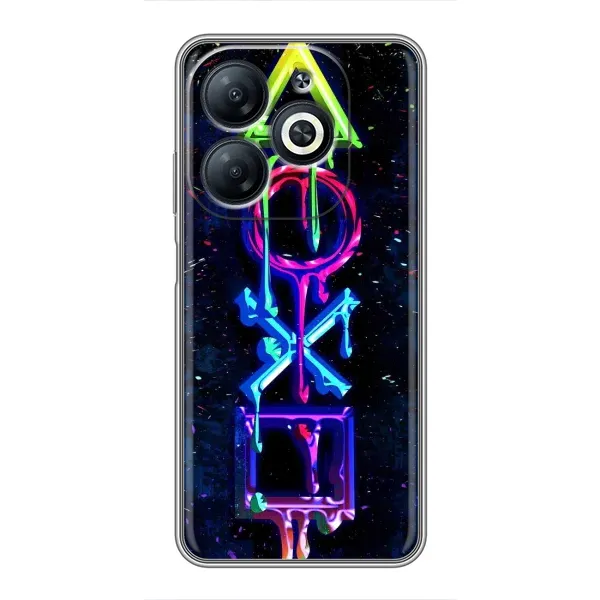 Чохол з принтом «Pleystation лого» для Infinix Smart 8