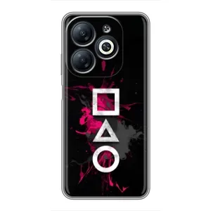 Чохол Гра в кальмара для Infinix Smart 8 (Символи Гра кальмара)