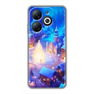 Різдвяні Чохли для Infinix Smart 8 (VPrint) (Різдвяне місто)