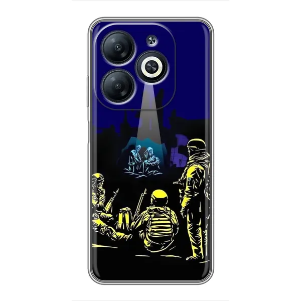 Чехол с принтом «Рождество в Украине» для Infinix Smart 8