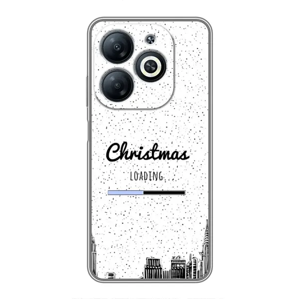 Чехол с принтом «Рождество загружается» для Infinix Smart 8