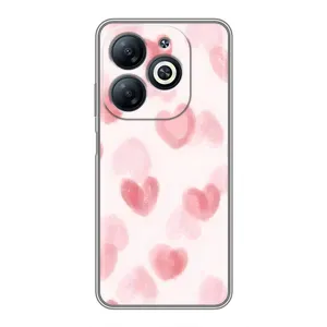 Чехол с розовым рисунком для Infinix Smart 8