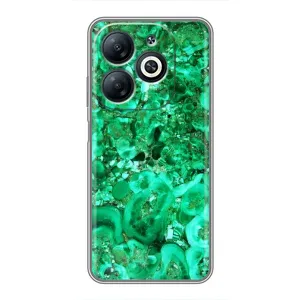 Мраморный чехол на Infinix Smart 8 (VPrint) (Салатный Мрамор)