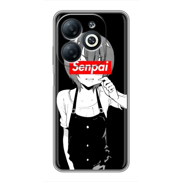 Чохол з принтом «Senpai» для Infinix Smart 8