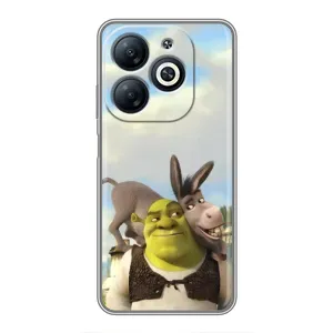 Чохол з мультфільмом Шрек на Infinix Smart 8 (Шрек та Осел)
