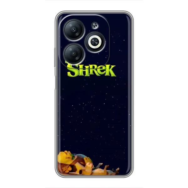 Чехол с принтом «Отдыхающий Шрек» для Infinix Smart 8