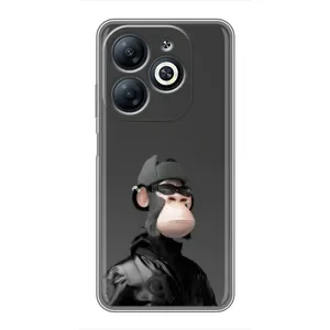 Чехлы с Обезьянами NFT для Infinix Smart 8 (AlphaPrint) (стильная обезьяна NFT)